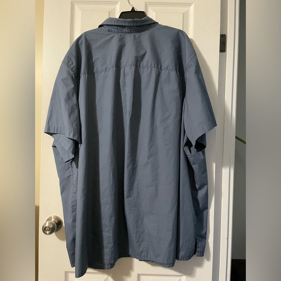 King Size Short Sleeve Button Down shirt - Picture 3 of 5